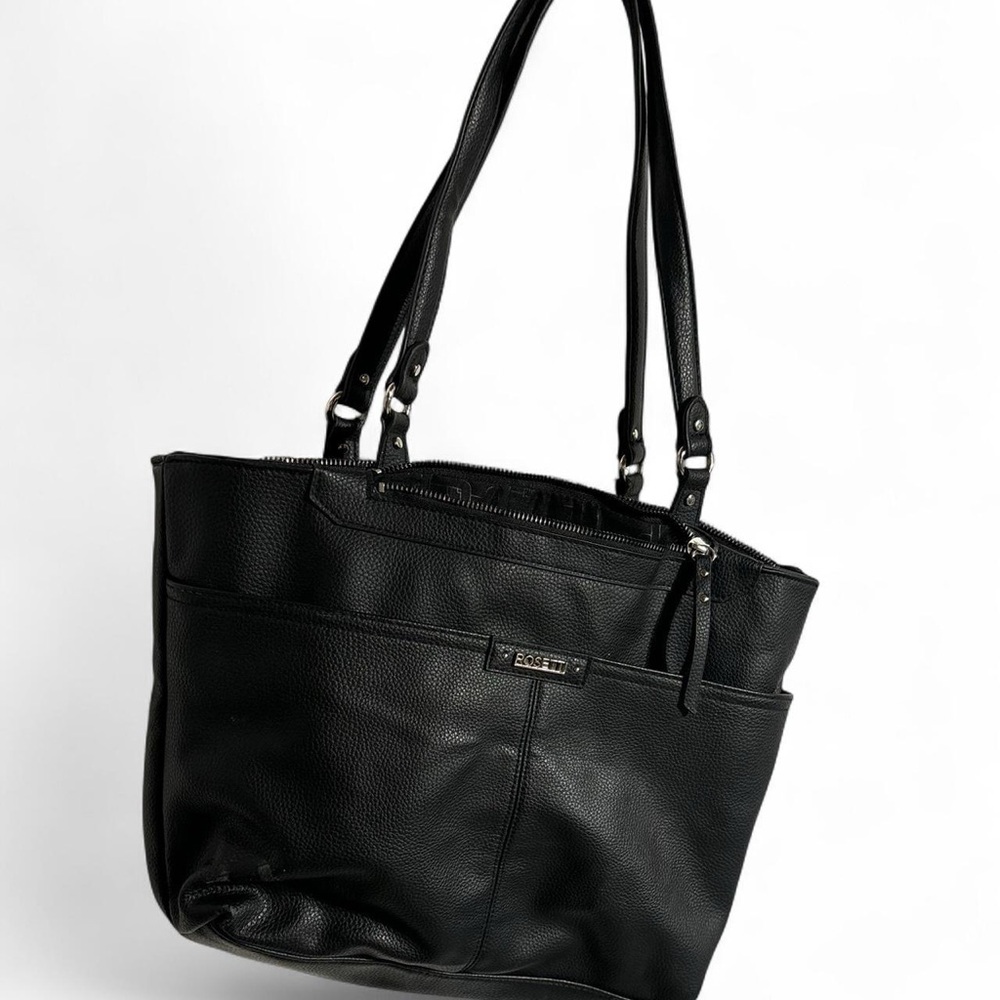 Rosetti Black Shoulder Bag Classic Structured Design